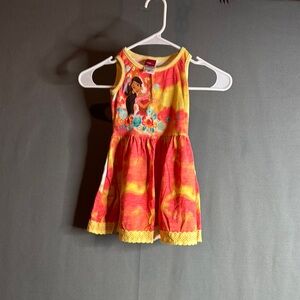 Disney Princess Kids Dora the Explorer Dress - Red‎ and Yellow size 3